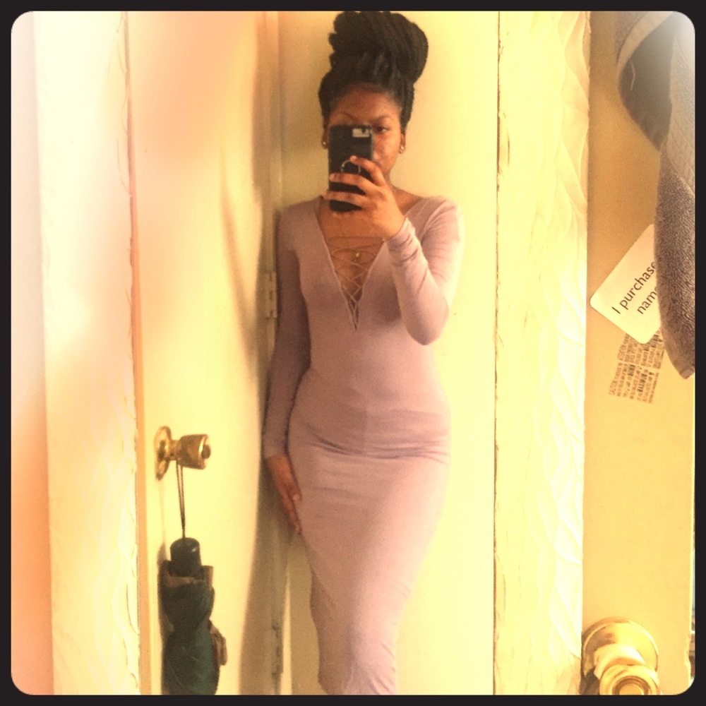 Lavender-Orchid Dress